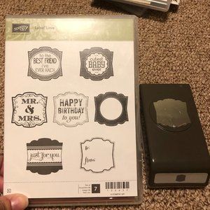 Stampin Up Label Love bundle